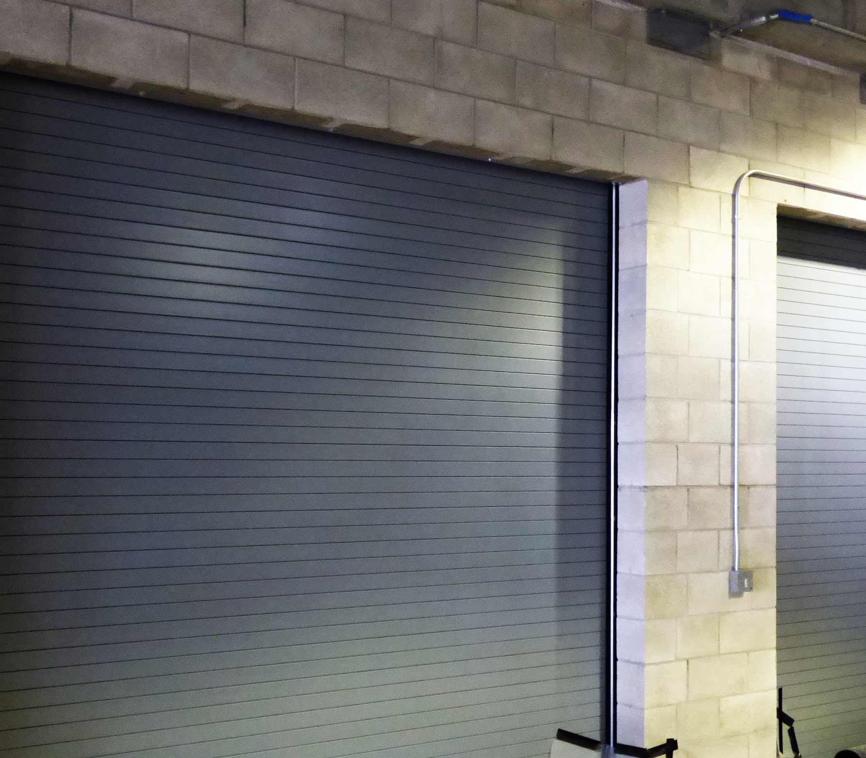 image of large, commercial fire door.